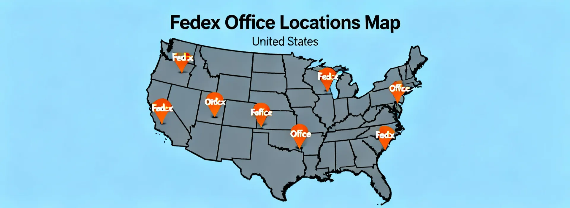 FedEx Office Locations Map